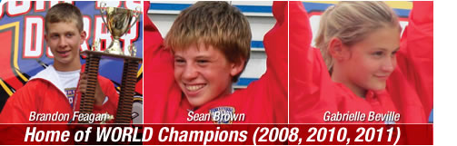 Home of WORLD Champions (2008, 2010, 2011)